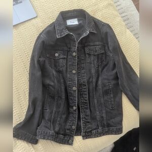 TNA Charcoal Denim Jacket